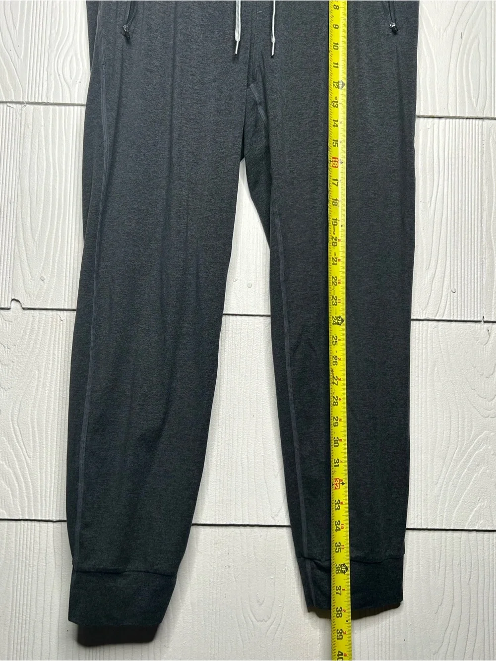 Vuori Dark Charcoal Drawstring Joggers